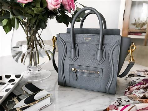 celine luggage nano kohl|celine shoulder luggage tote price.